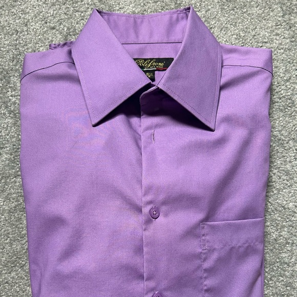 Men's Purple Dress Shirt and tie set - Picture 2 of 8